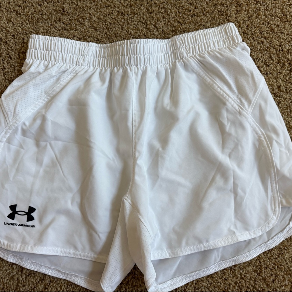 Under Armour Women's White Athletic Shorts